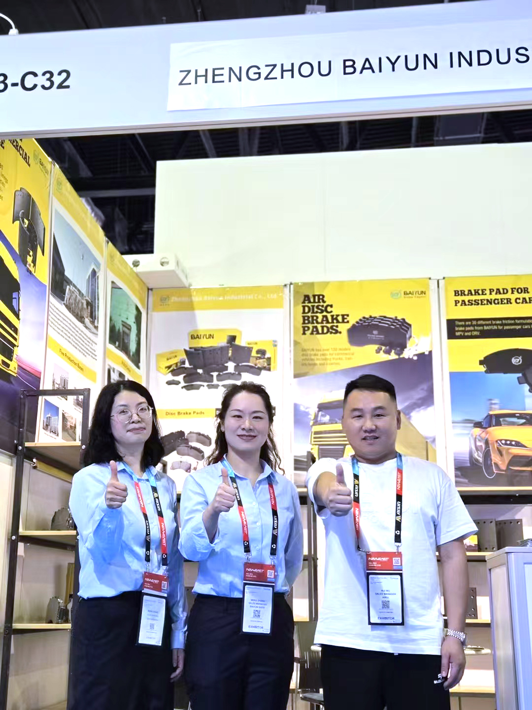 Baiyun-brake-pad-at-Automechanika2024-Dubai (1)